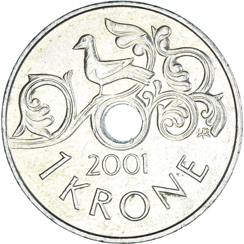 Moneda, Noruega, Krone, 2001