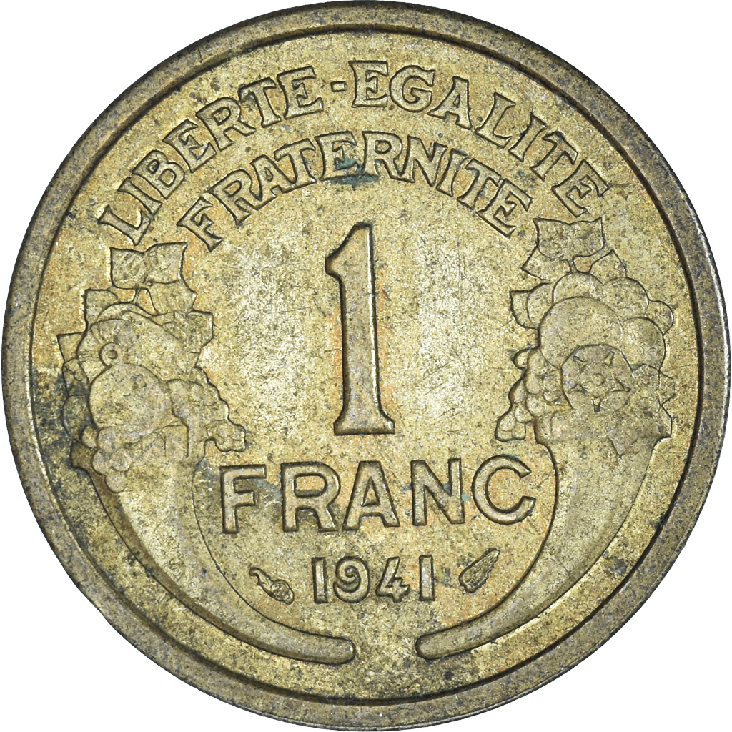 Moneda, Francia, Franc, 1941