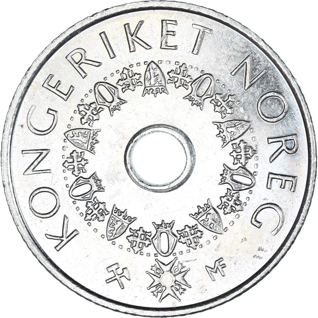 Moneda, Noruega, 5 Kroner, 2002