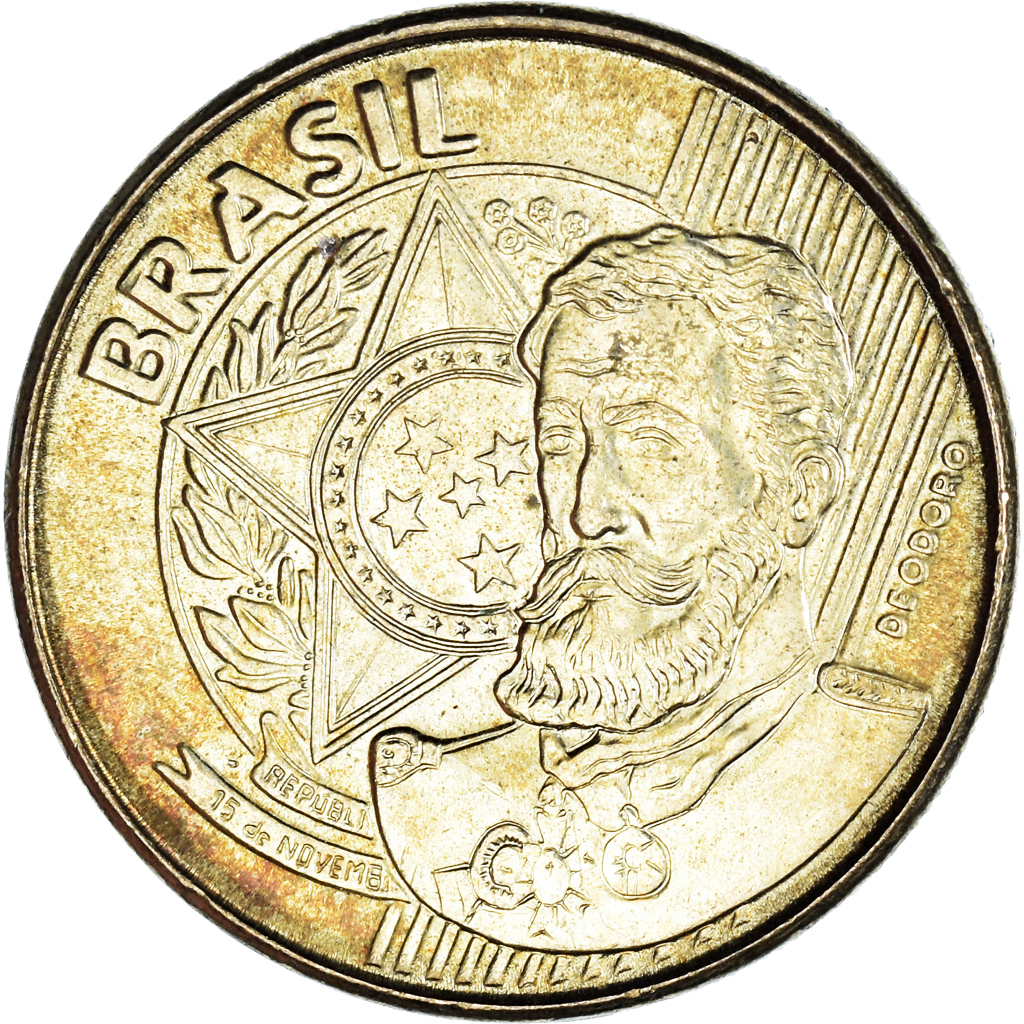 Moneda, Brasil, 25 Centavos, 2004