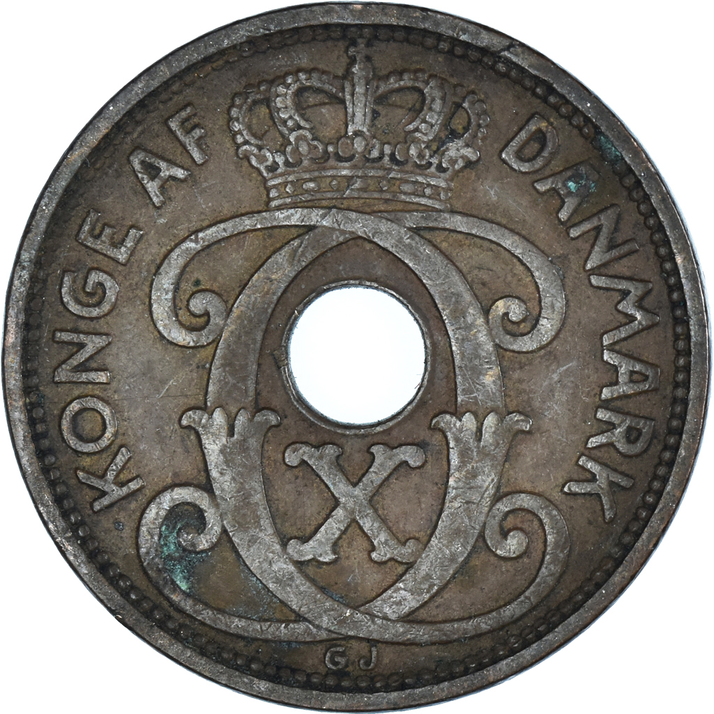Moneda, Dinamarca, 5 Öre, 1928