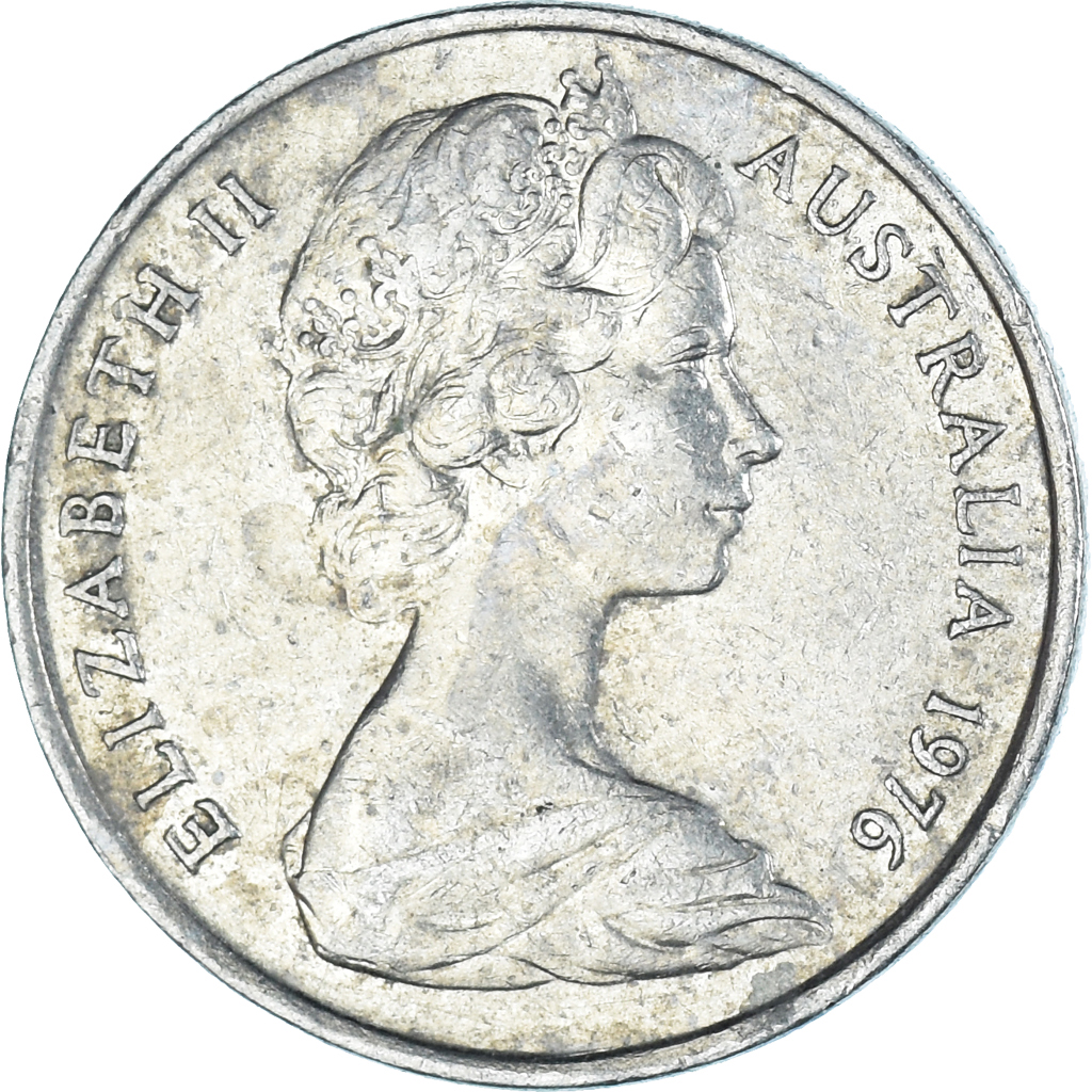 Moneda, Australia, 5 Cents, 1976