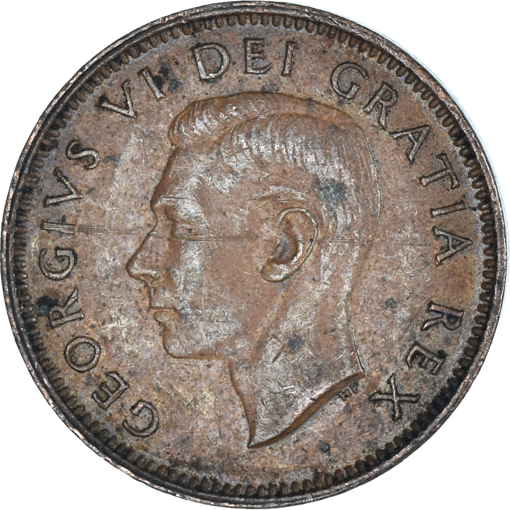 Moneda, Canadá, Cent, 1948