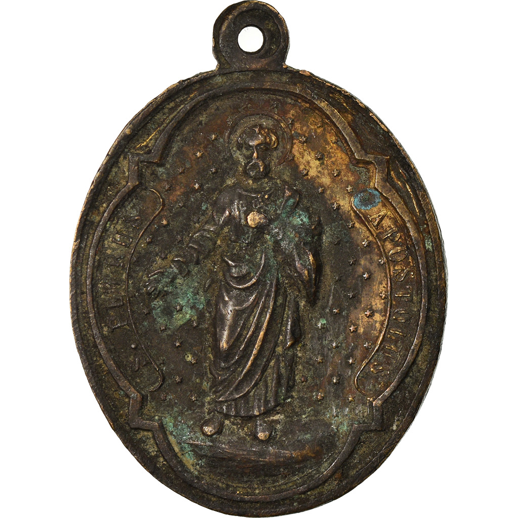 Vatican, Medal, Pie IX, S.Petrus, Religions & beliefs, , Bronze
