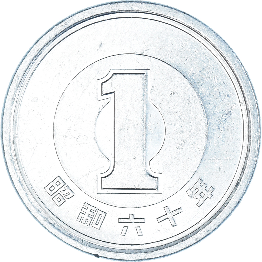 Coin, Japan, Yen, 1985