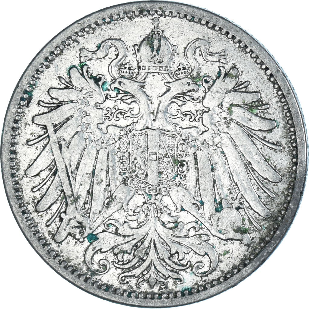 Moneda, Austria, 20 Heller, 1894