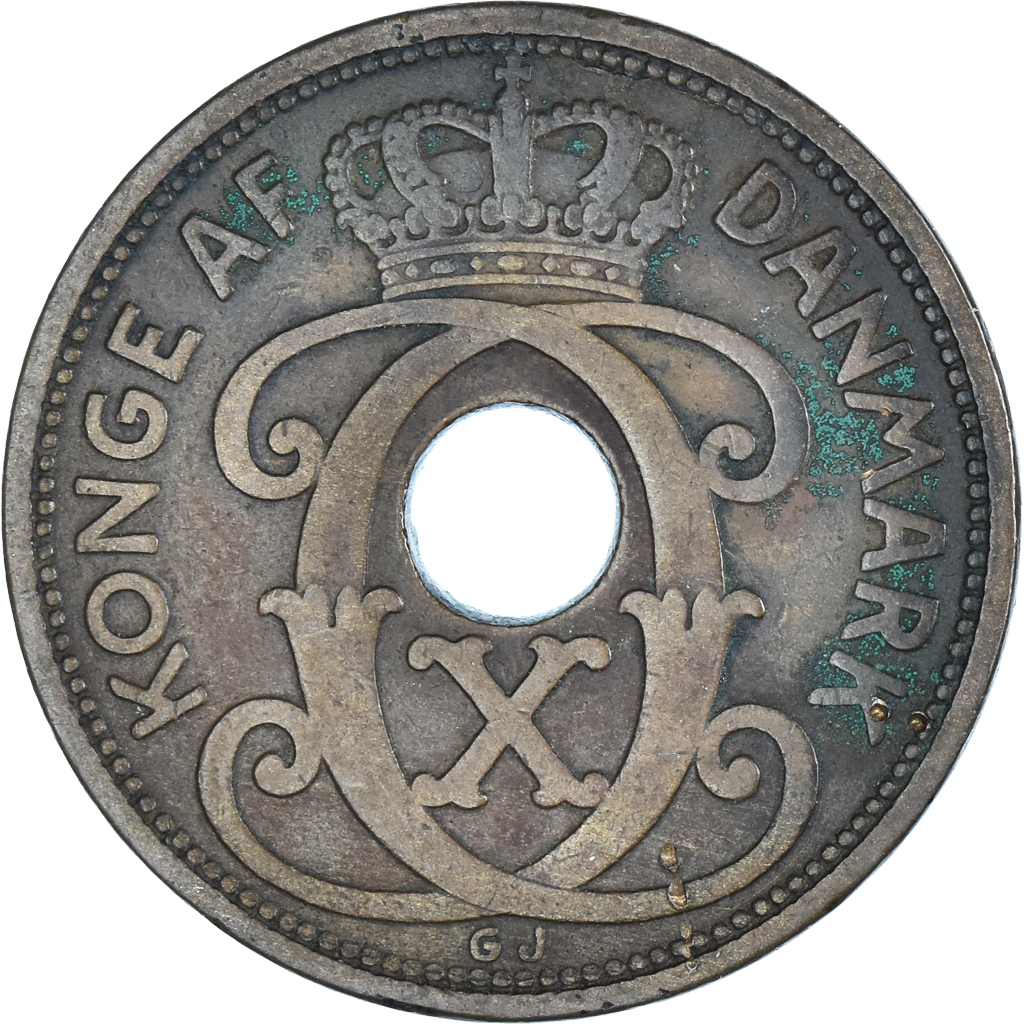 Moneda, Dinamarca, 5 Öre, 1927