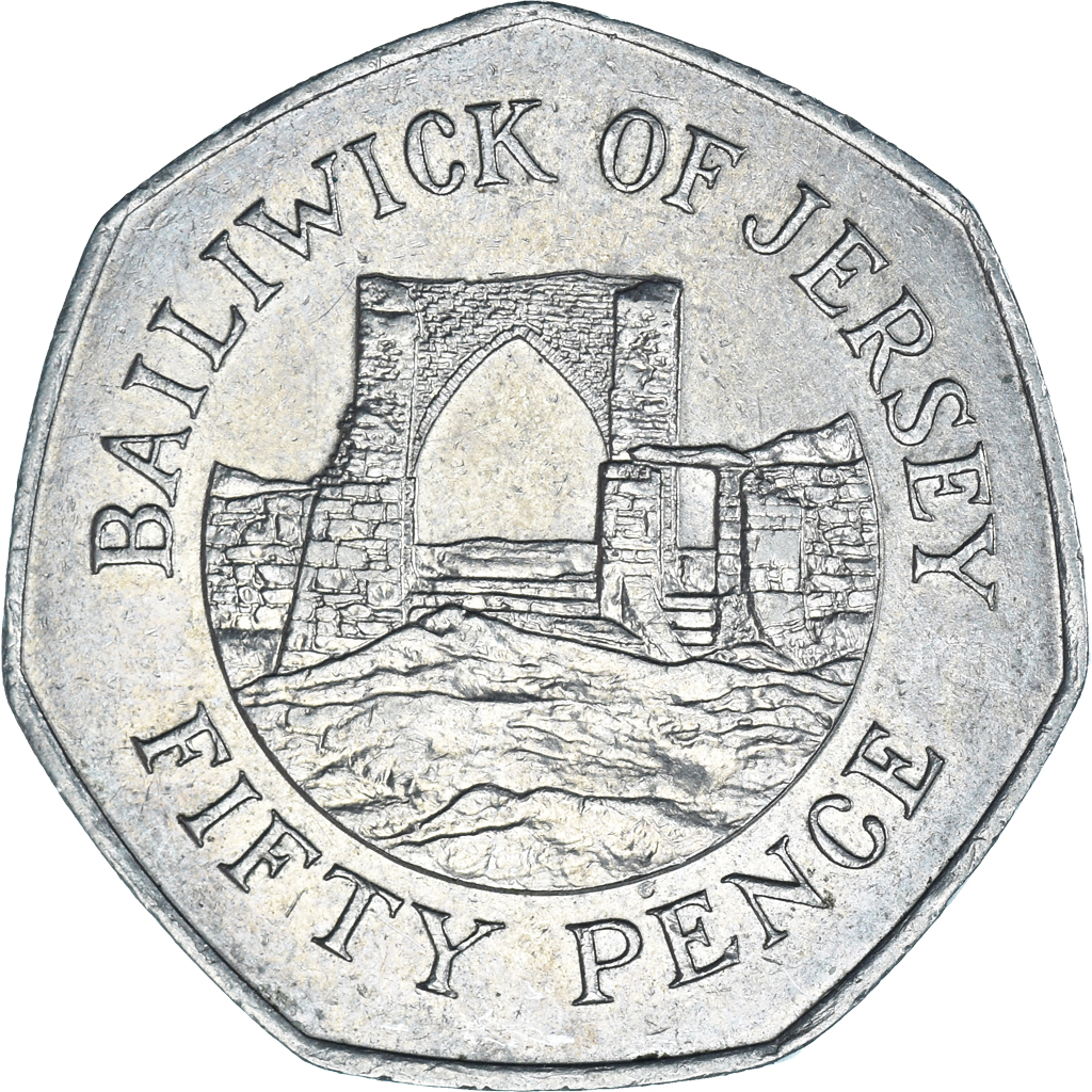 Coin, Jersey, 50 Pence, 1989
