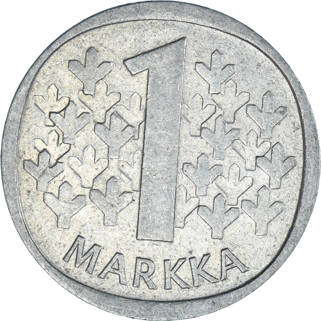 Moneda, Finlandia, Markka, 1977