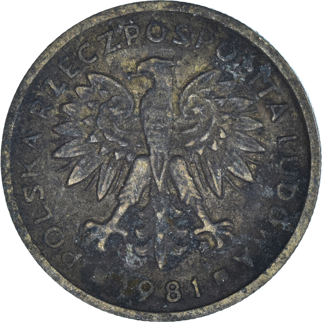 Moneda, Polonia, 2 Zlote, 1981