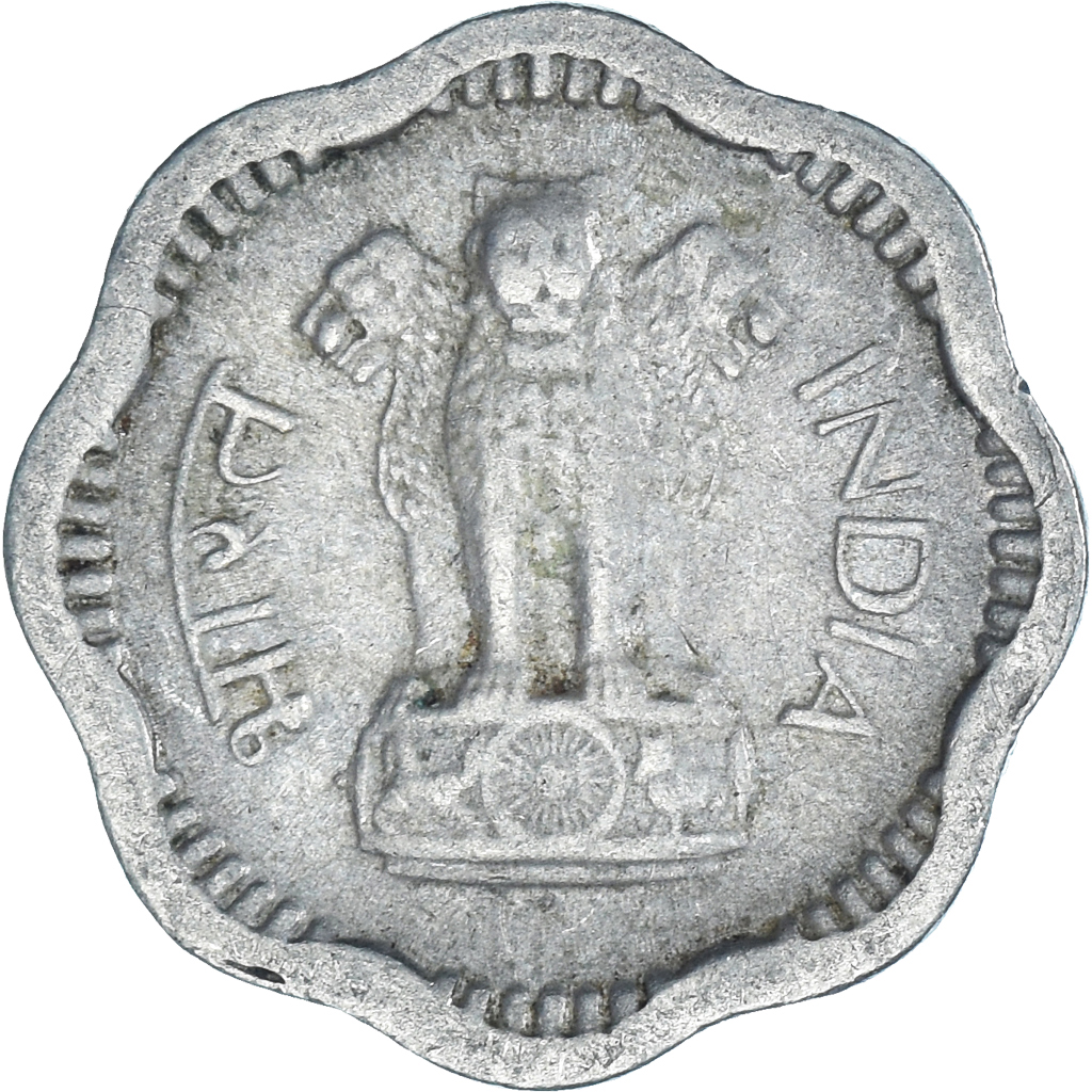 Coin, India, 2 Naye Paise, 1959