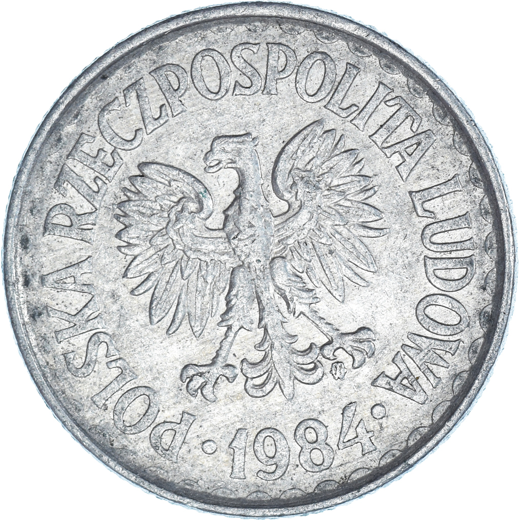 Coin, Poland, Zloty, 1984