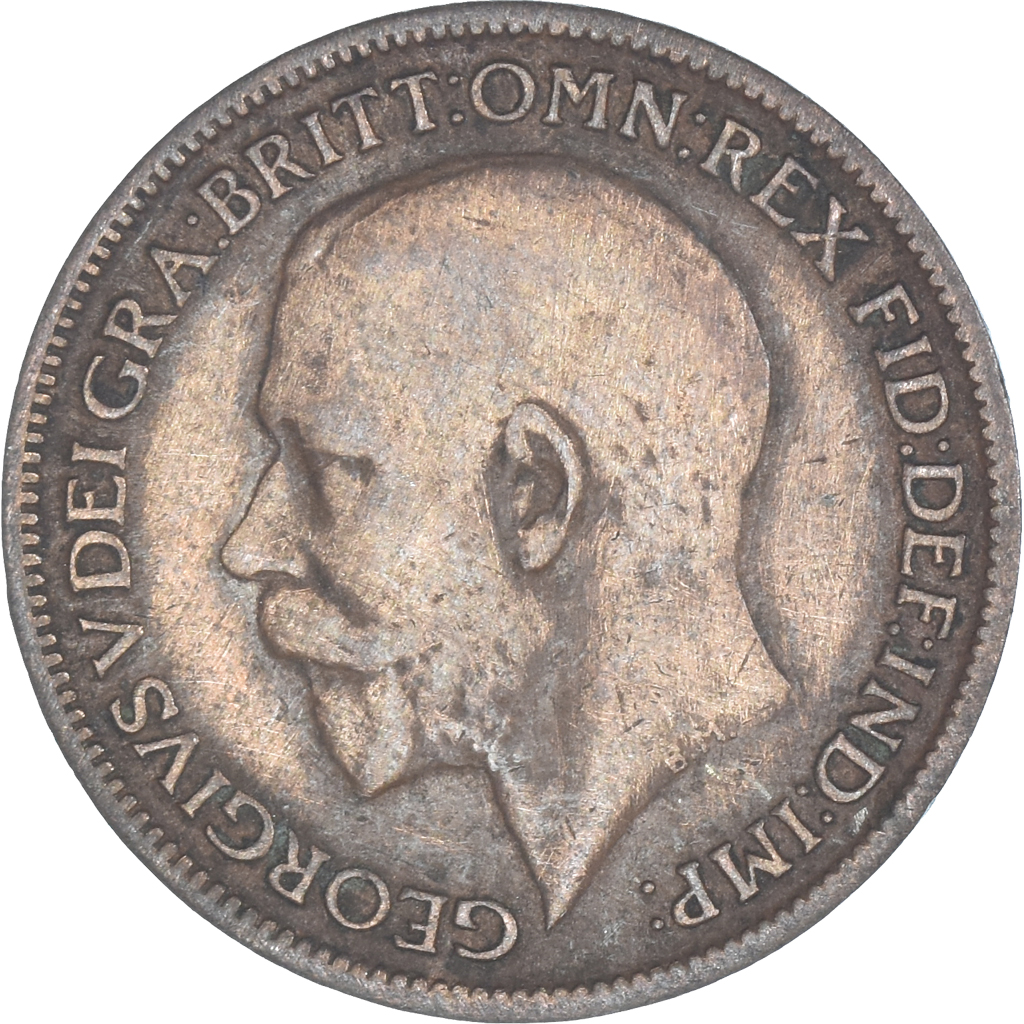 Moneda, Gran Bretaña, Farthing, 1922