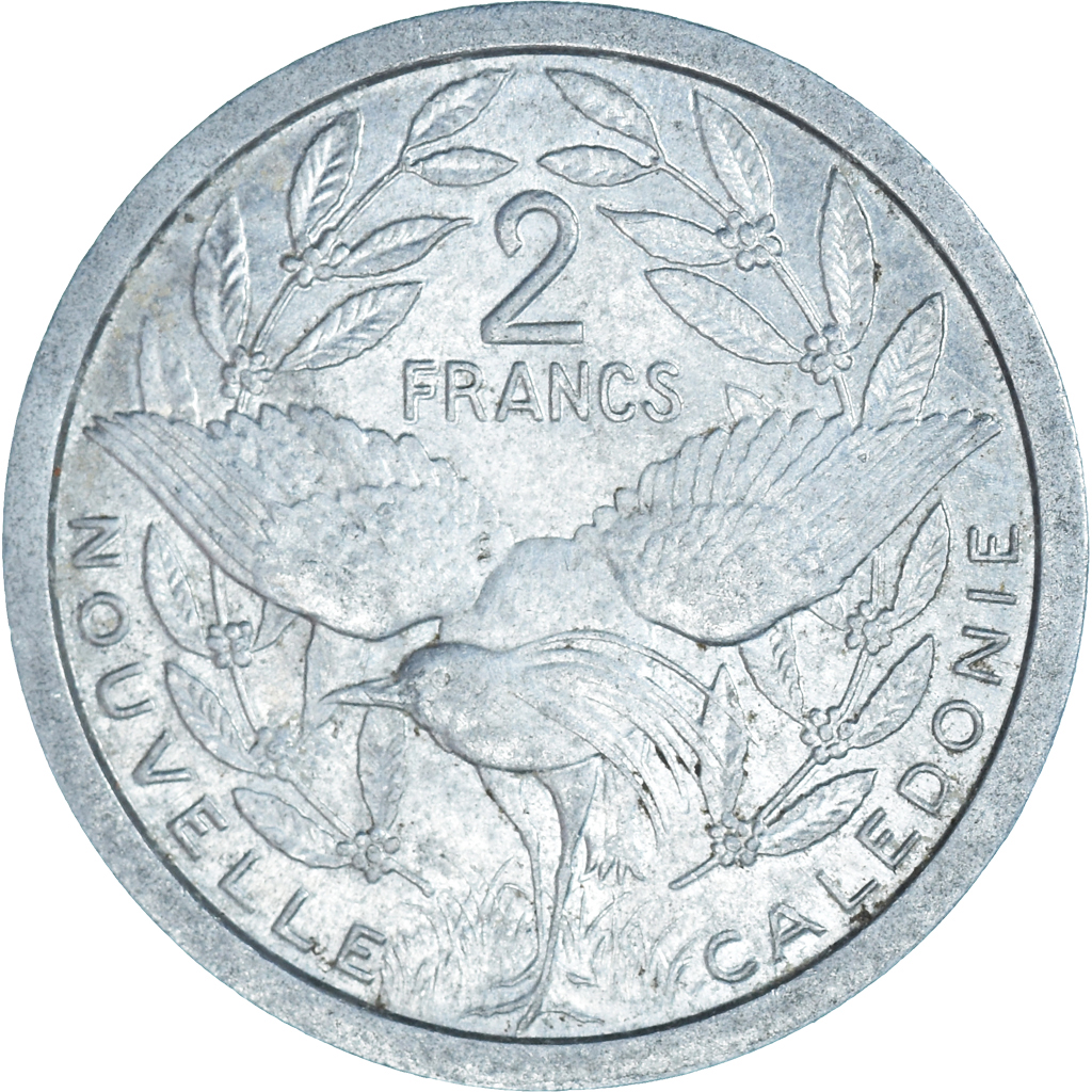 Moneda, Nueva Caledonia, 2 Francs, 1949