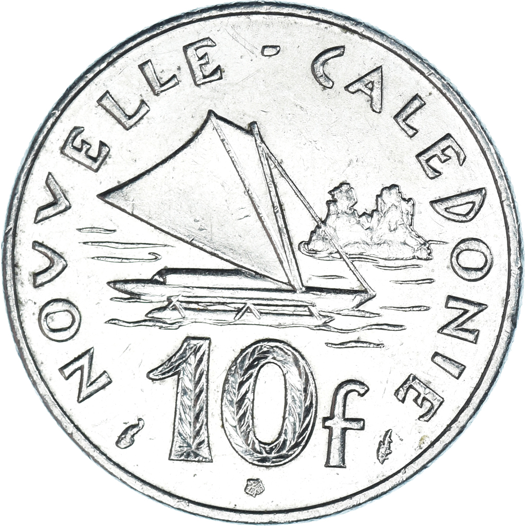 Moneda, Nueva Caledonia, 10 Francs, 1983