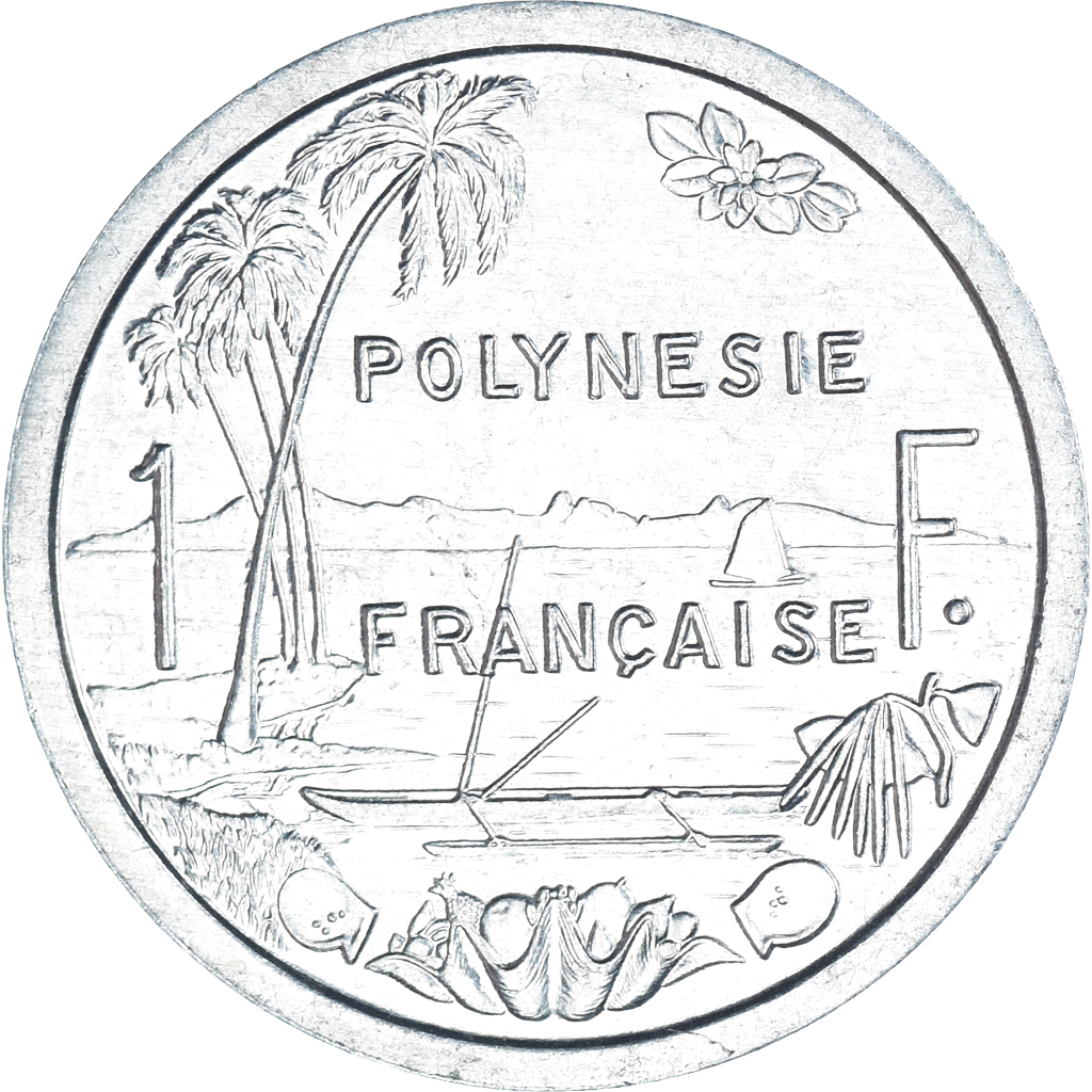 Moneda, Polinesia francesa, Franc, 1986