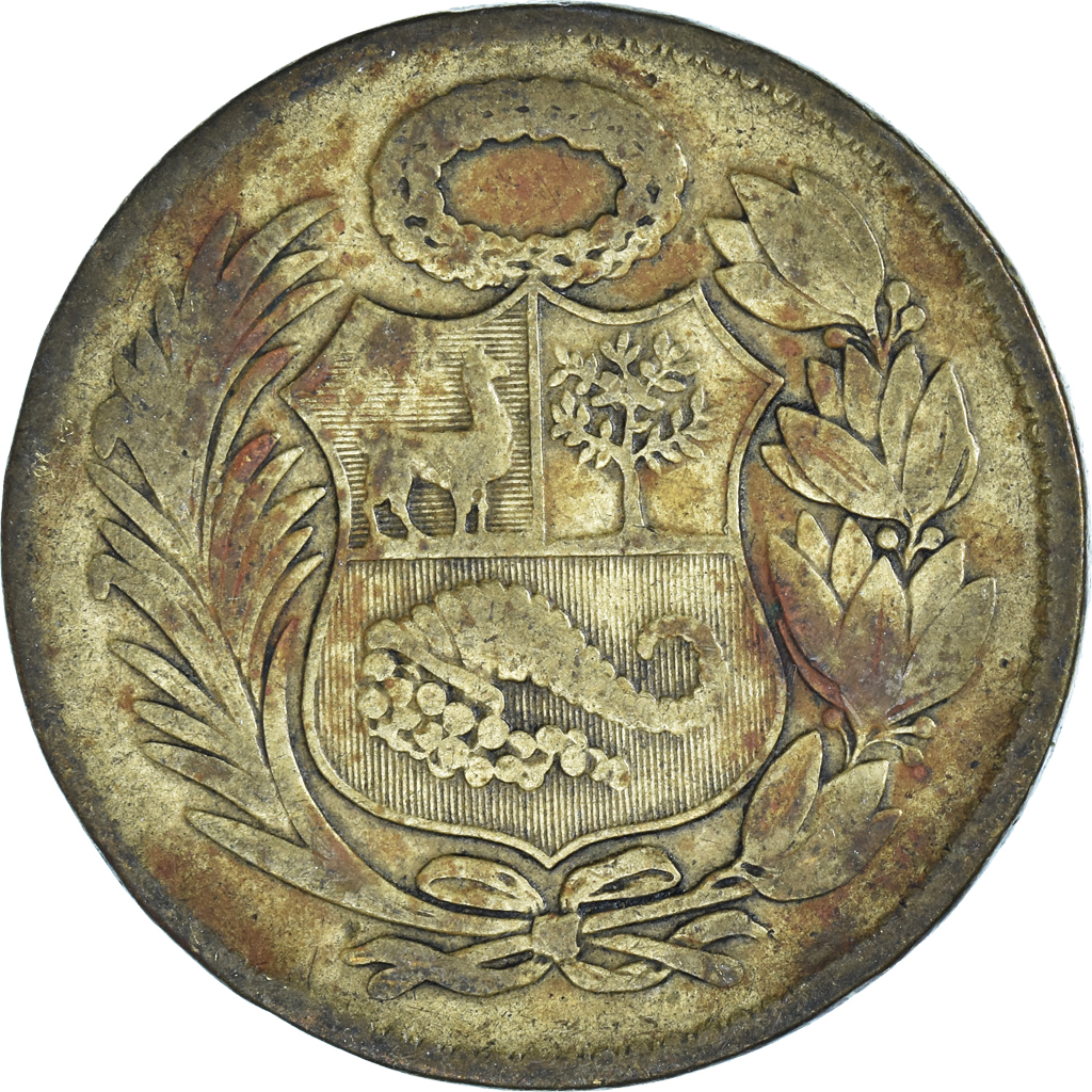 Coin, Peru, Sol, 1947