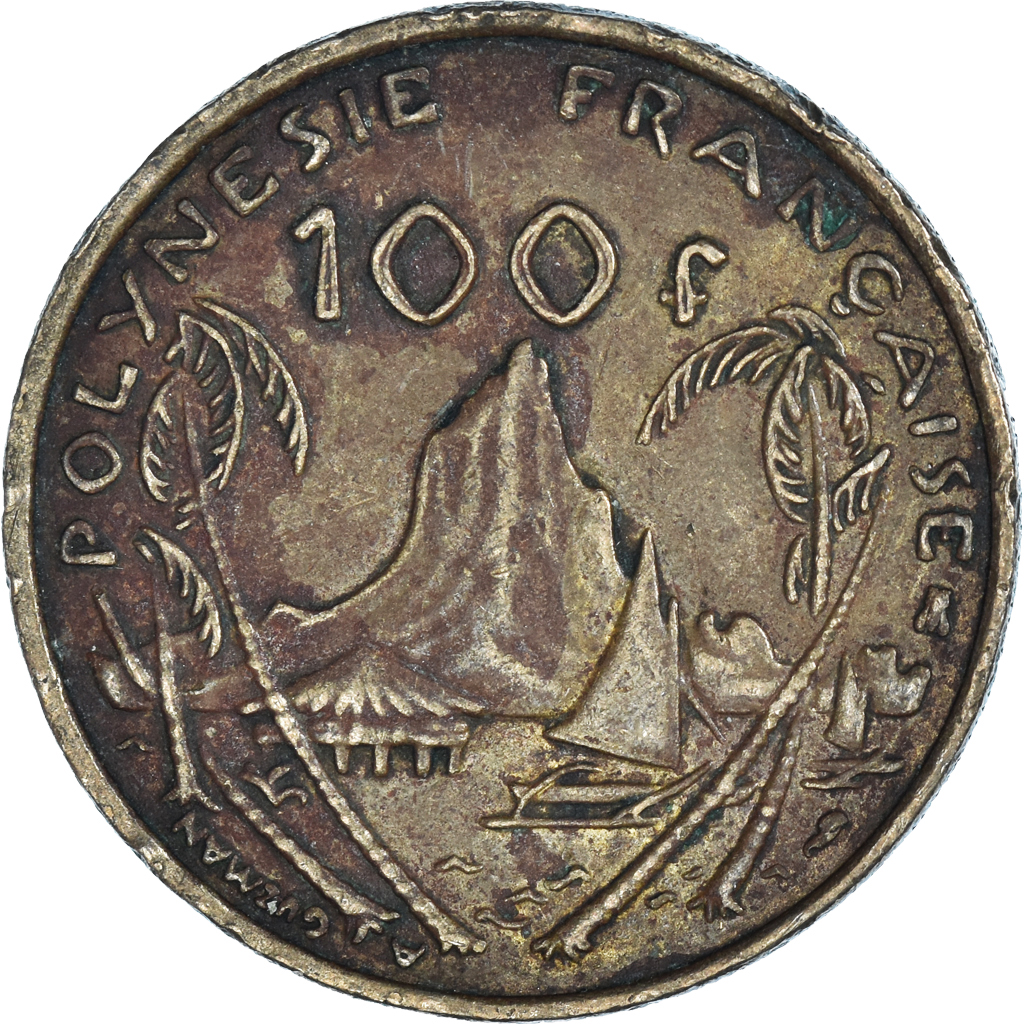 Moneda, Polinesia francesa, 100 Francs, 1997