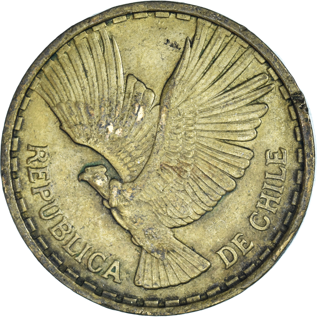 Moneda, Chile, 10 Centesimos, 1969