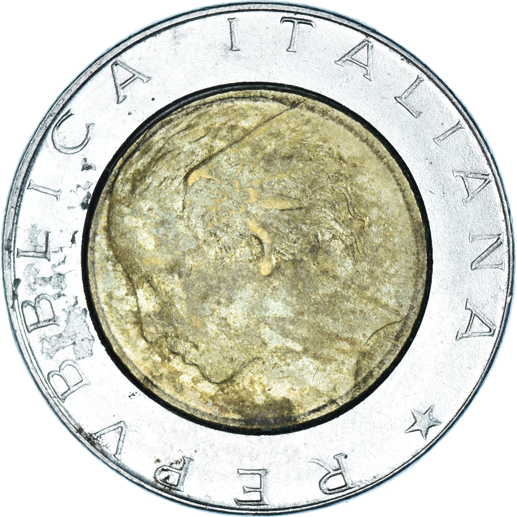 Coin, Italy, 500 Lire, 1989, , Bi-Metallic