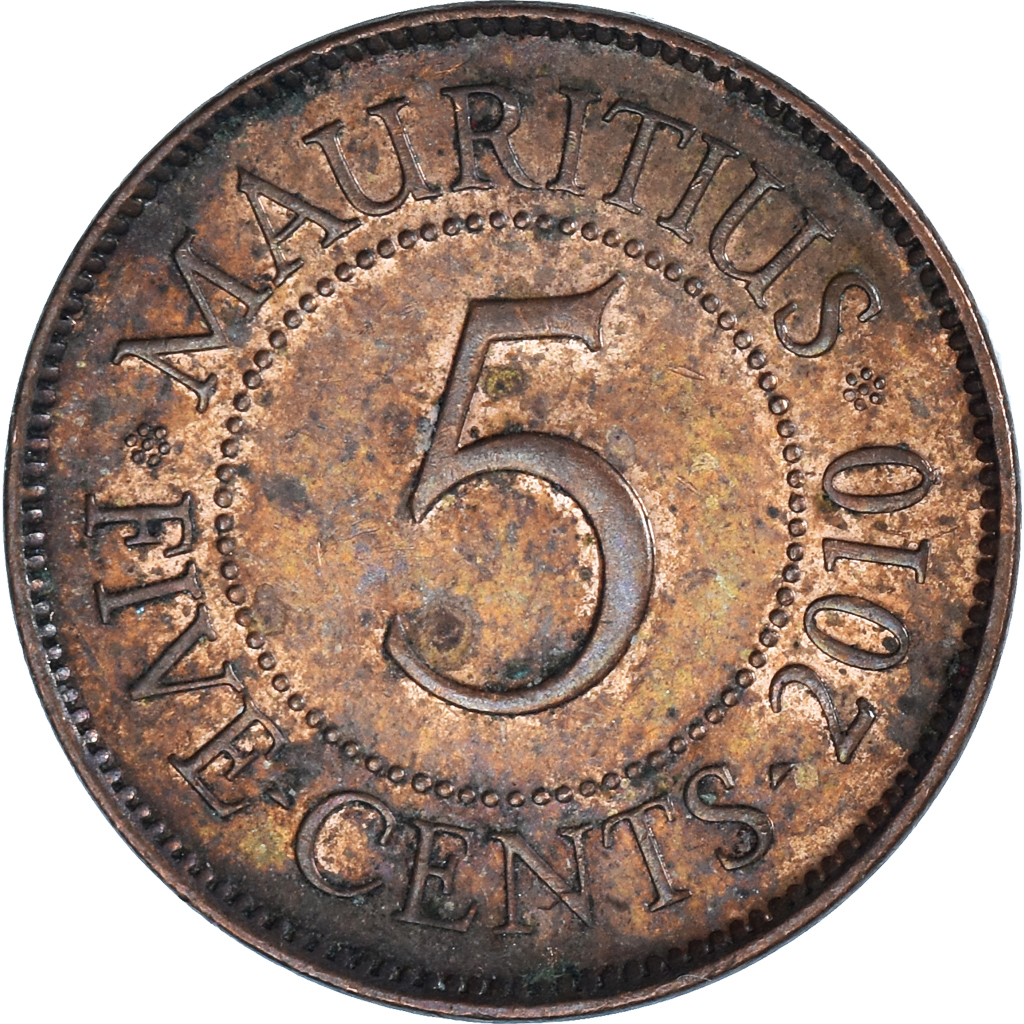 Moneda, Mauricio, 5 Cents, 2010
