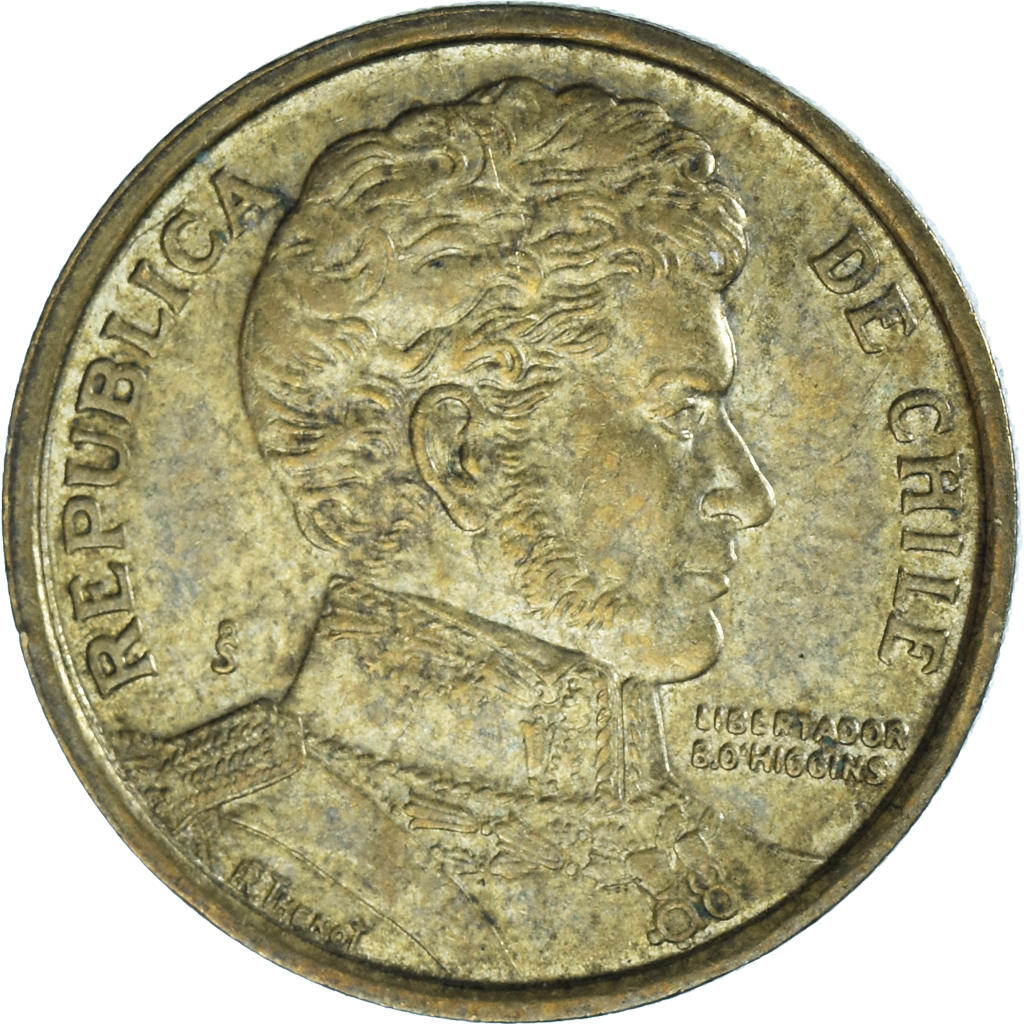 Moneda, Chile, 10 Pesos, 2008