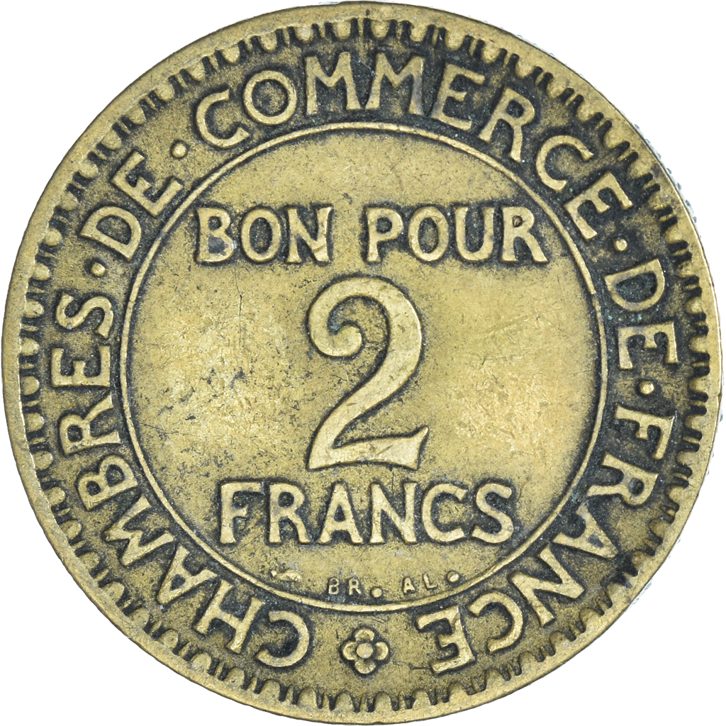 Coin, France, 2 Francs, 1920