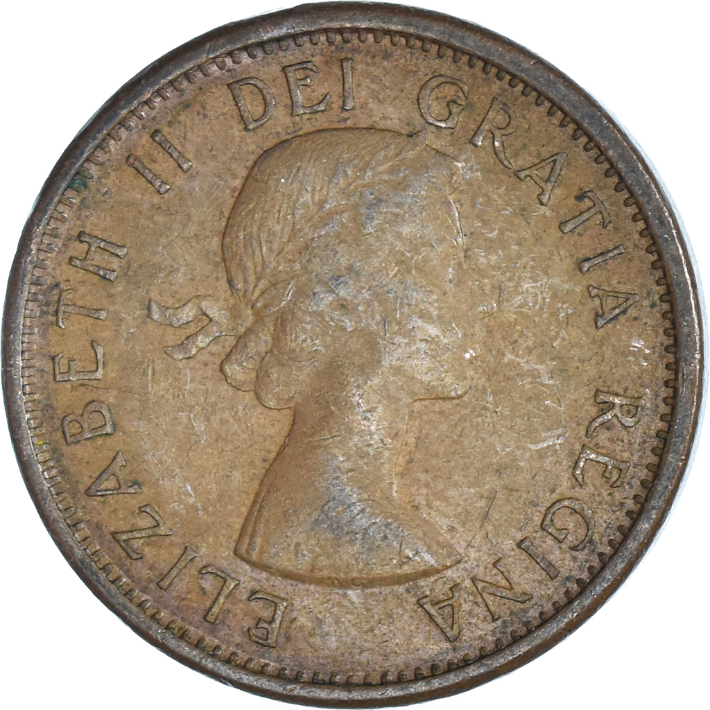Moneda, Canadá, Cent, 1961
