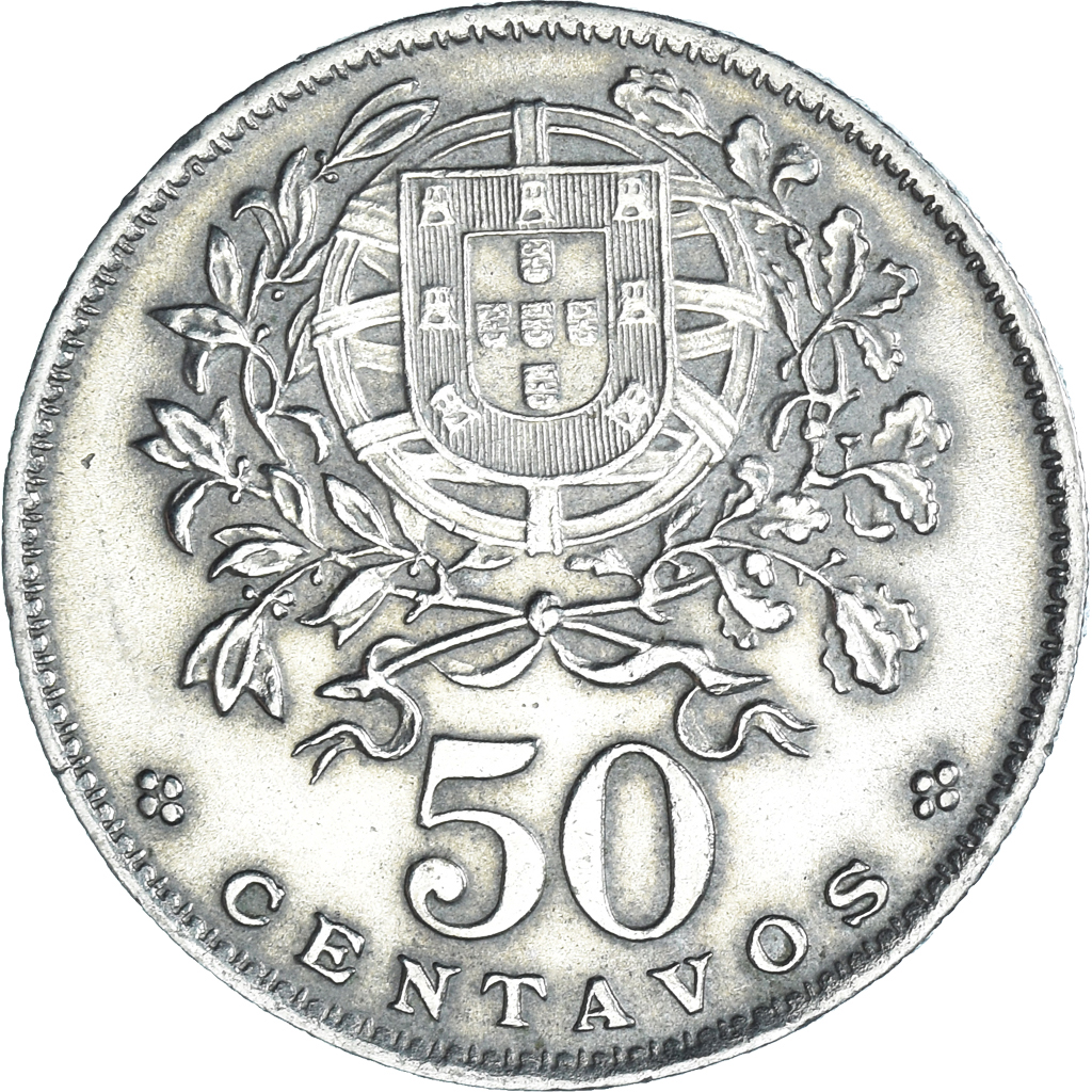 Moneda, Portugal, 50 Centavos, 1961