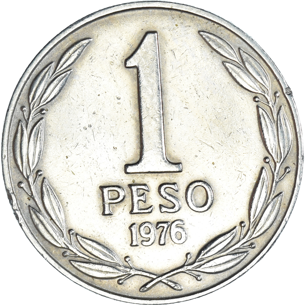 Moneda, Chile, Peso, 1976