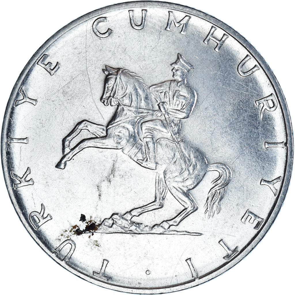 Coin, Turkey, 5 Lira, 1975