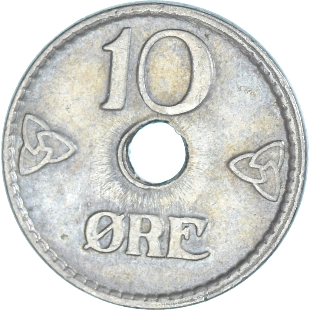 Moneda, Noruega, 10 Öre, 1948