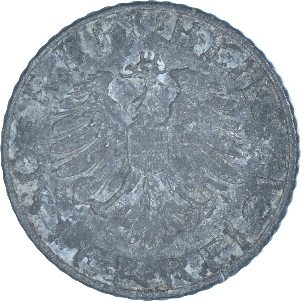 Moneda, Austria, 5 Groschen, 1951