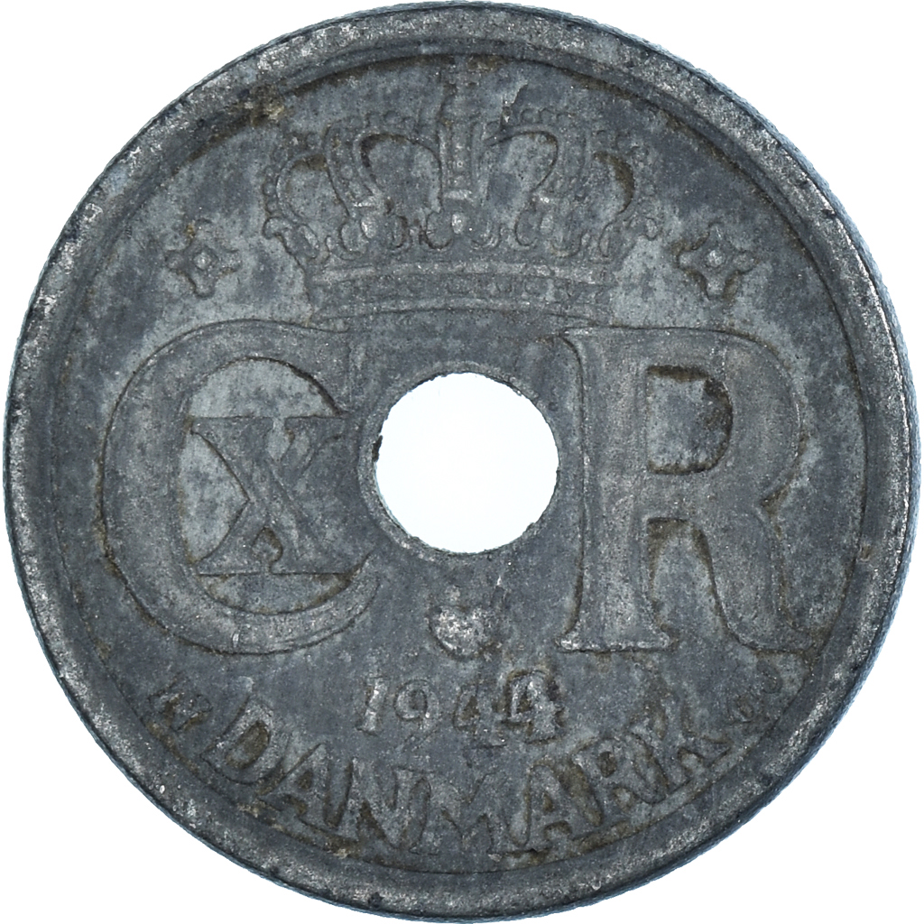 Moneda, Dinamarca, 10 Öre, 1944