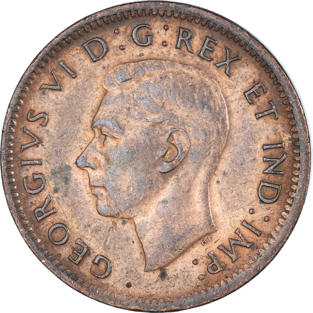 Moneda, Canadá, Cent, 1943