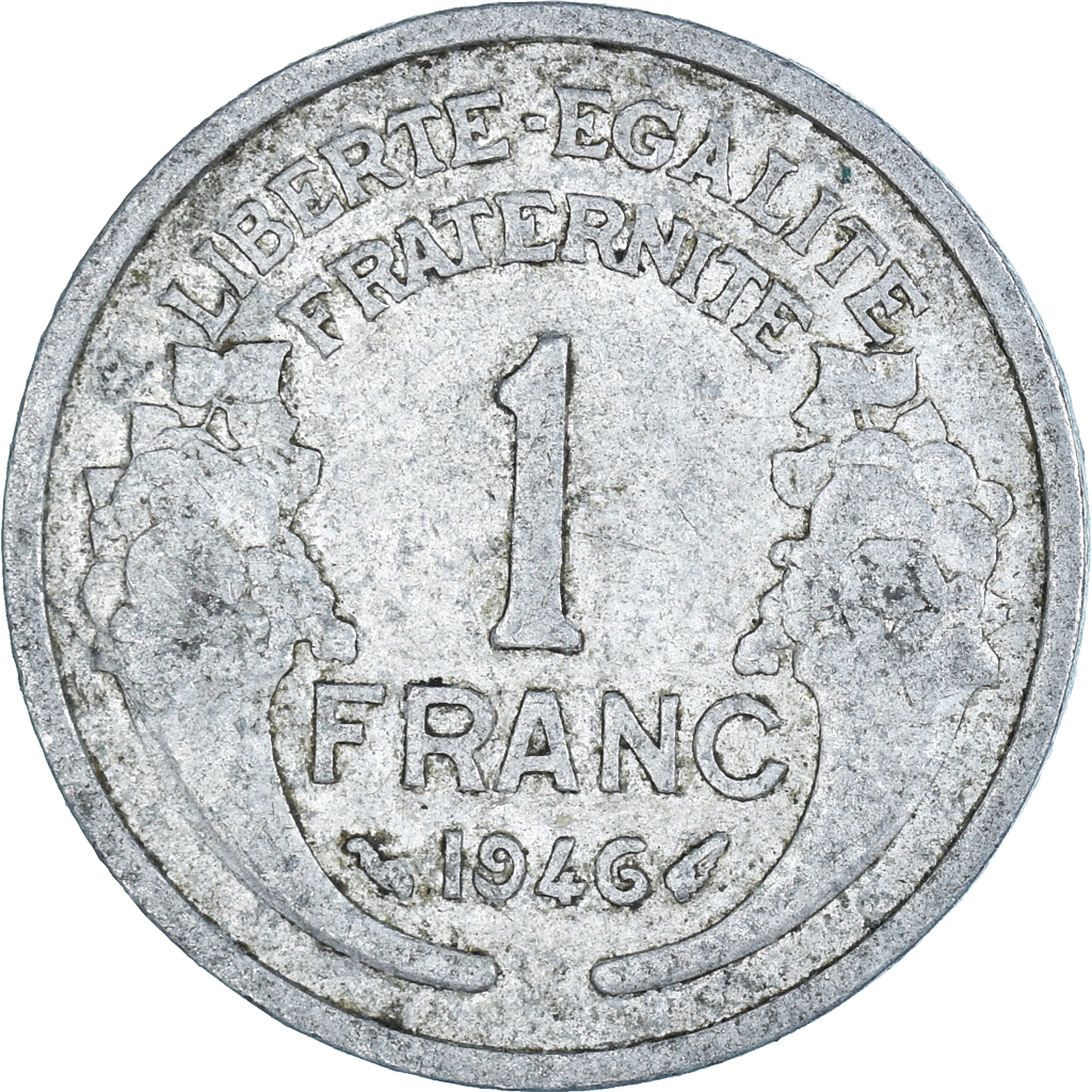 Moneda, Francia, Franc, 1946