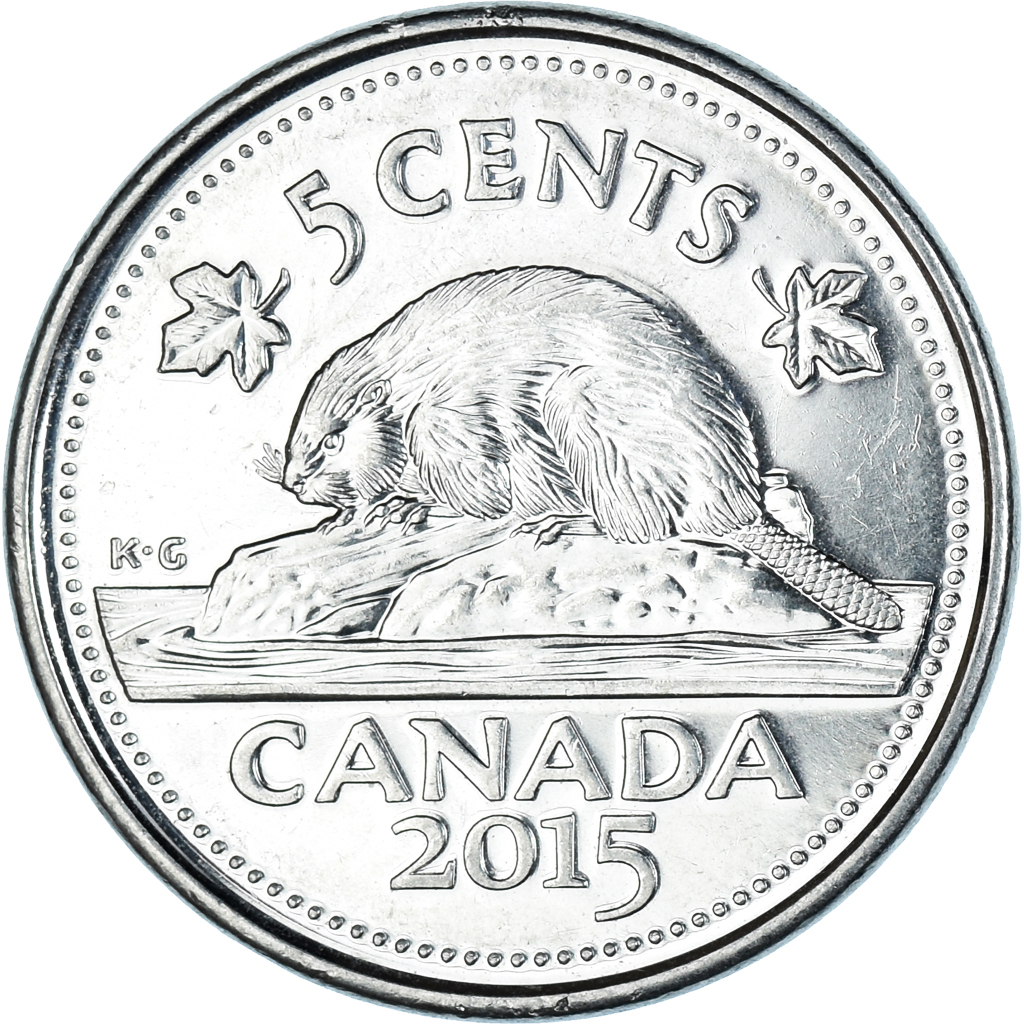 Moneda, Canadá, 5 Cents, 2015
