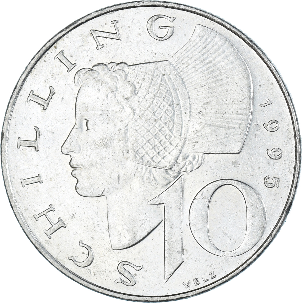 Coin, Austria, 10 Schilling, 1995