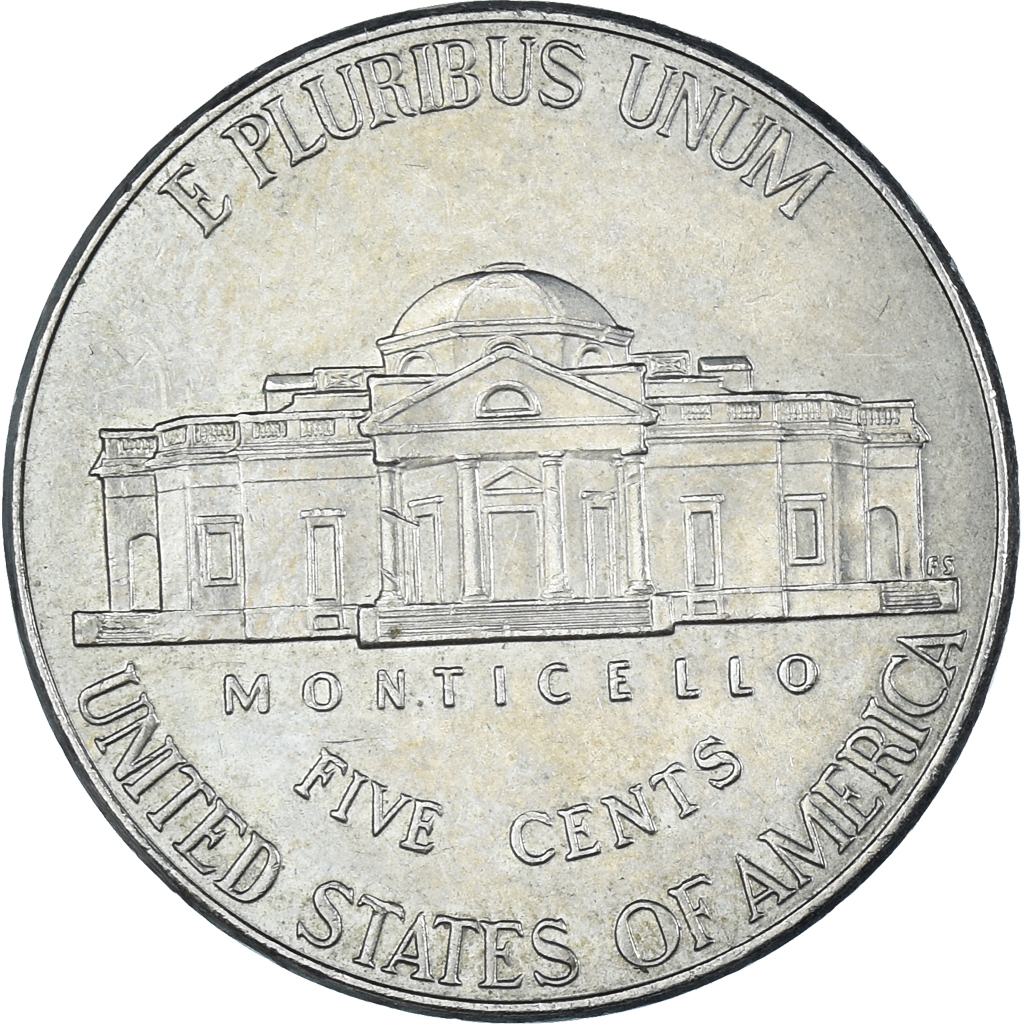 Moneda, Estados Unidos, 5 Cents, 2014