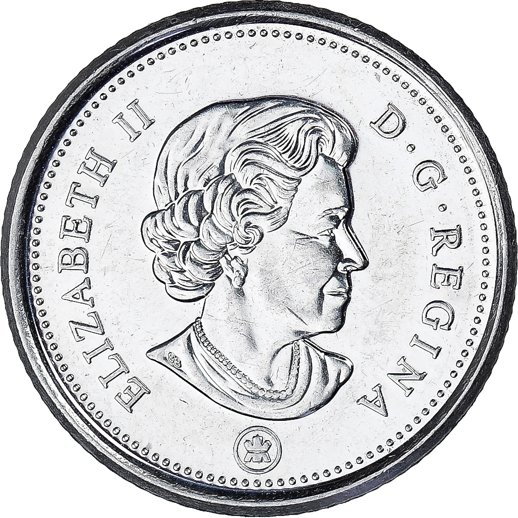 Coin, Canada, 10 Cents, 2015
