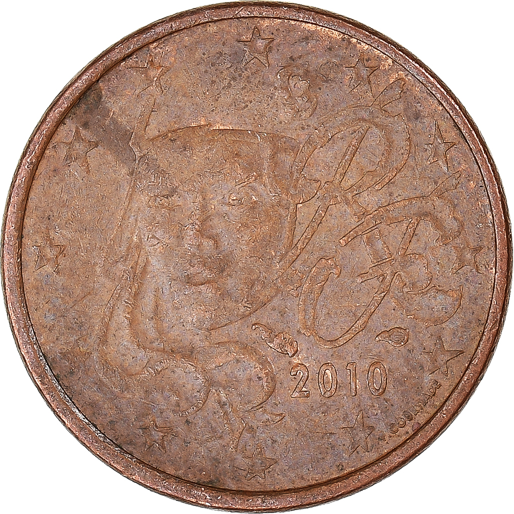 Monnaie, France, Euro Cent, 2010