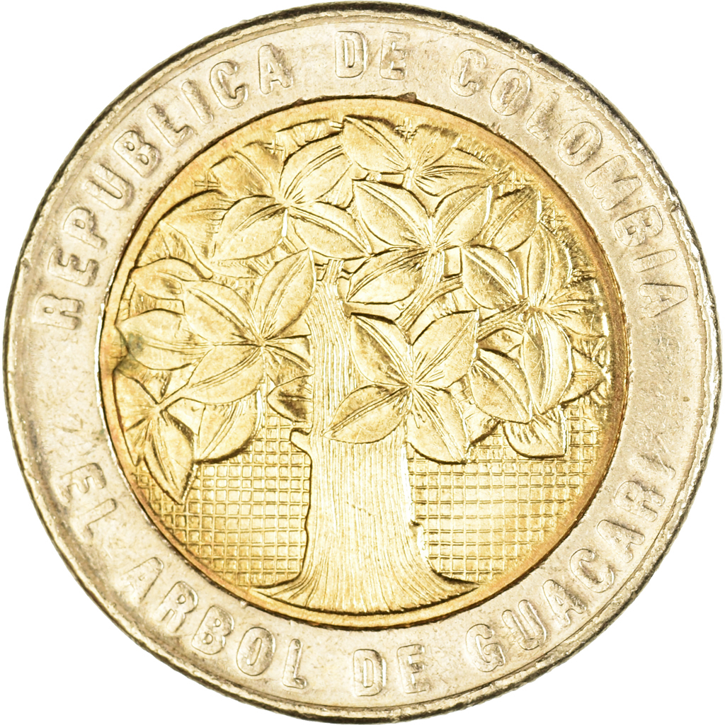Coin, Colombia, 500 Pesos, 2008