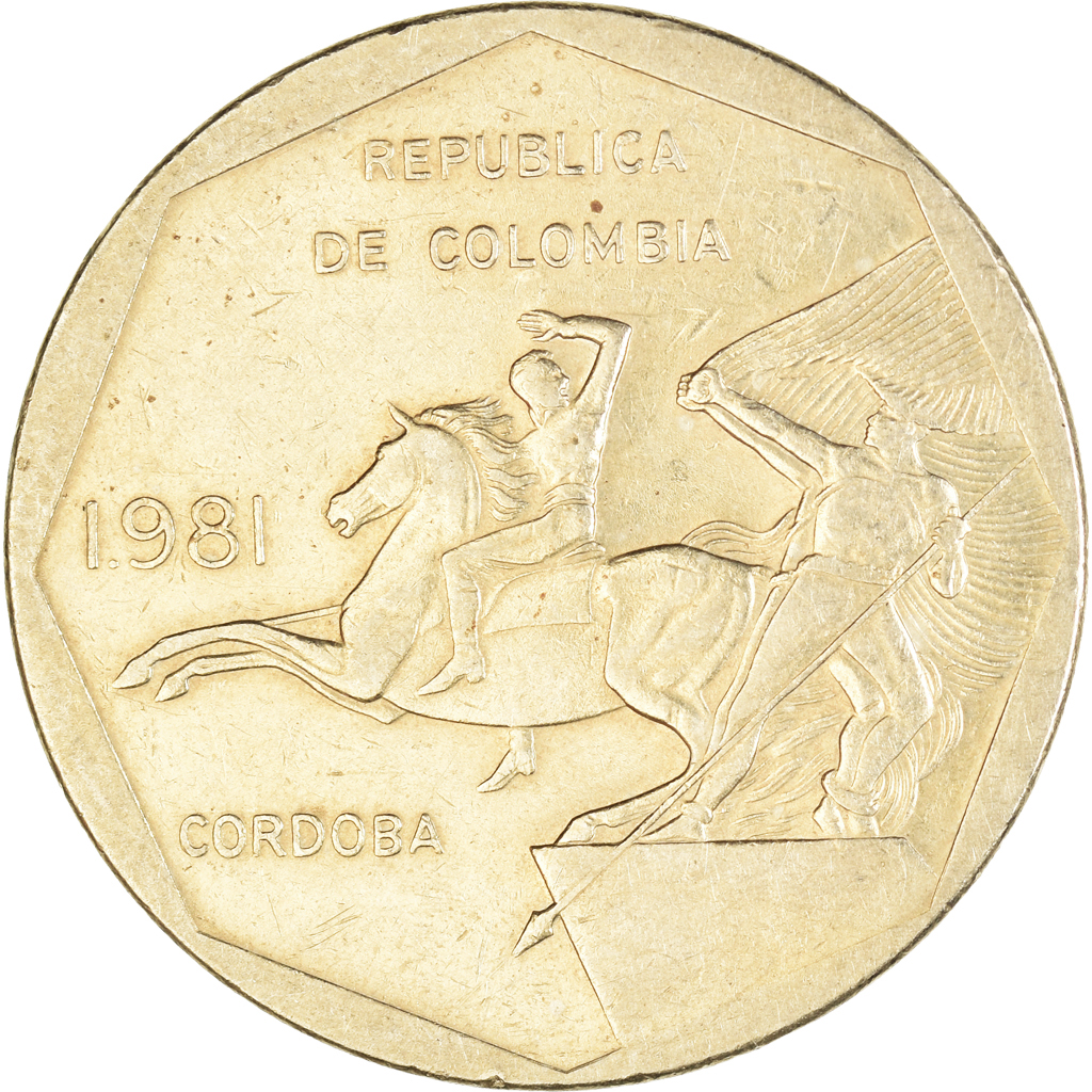 Coin, Colombia, 10 Pesos, 1981