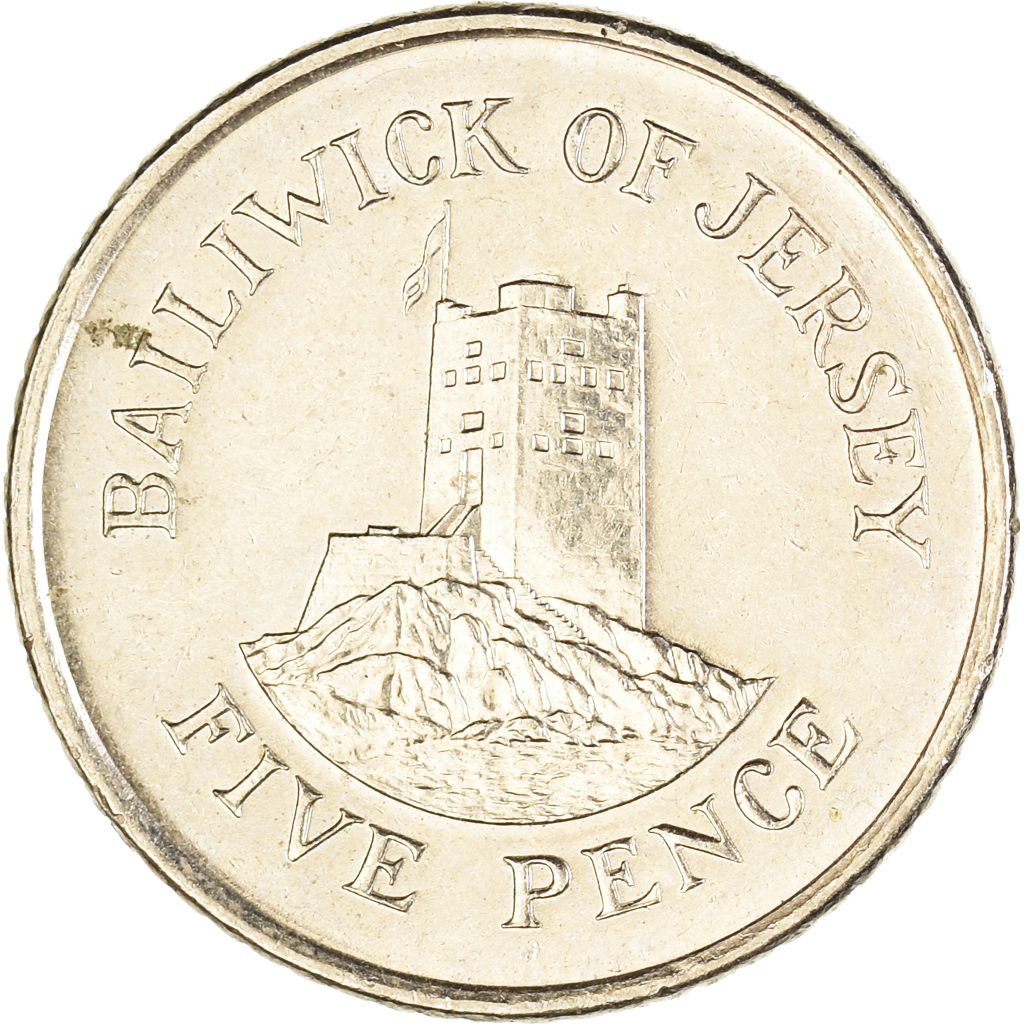 Coin, Jersey, 5 Pence, 2006