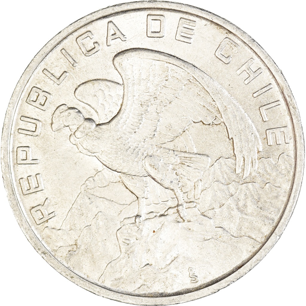 Coin, Chile, 10 Escudos, 1974
