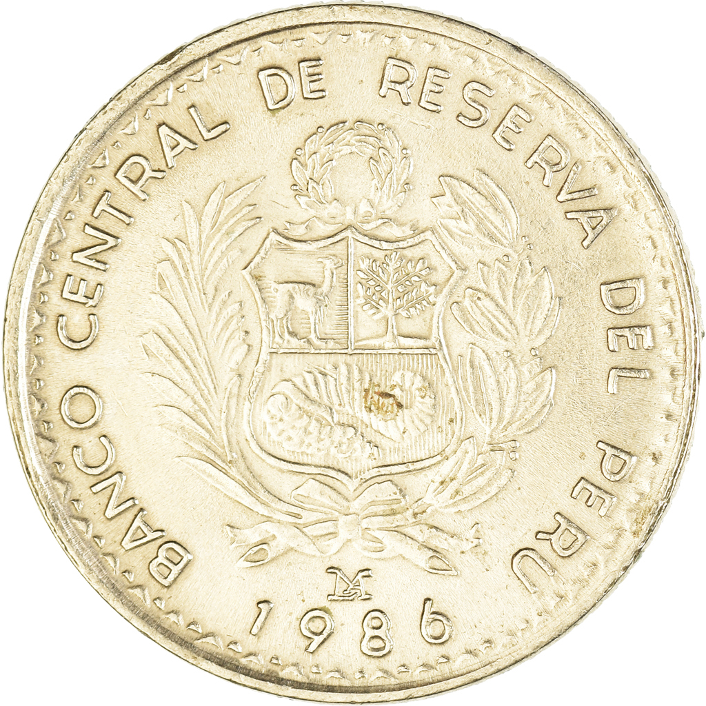 Coin, Peru, Inti, 1986