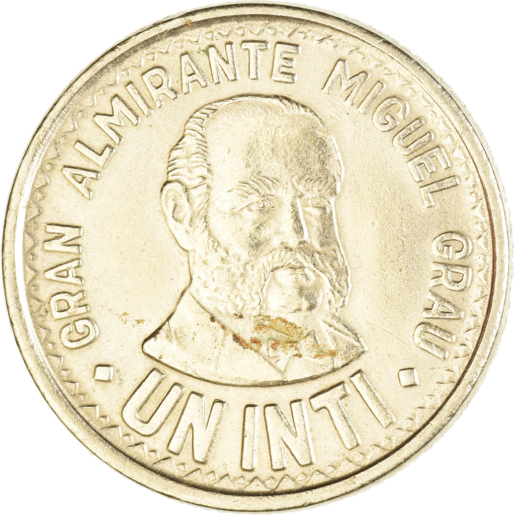 Coin, Peru, Inti, 1986