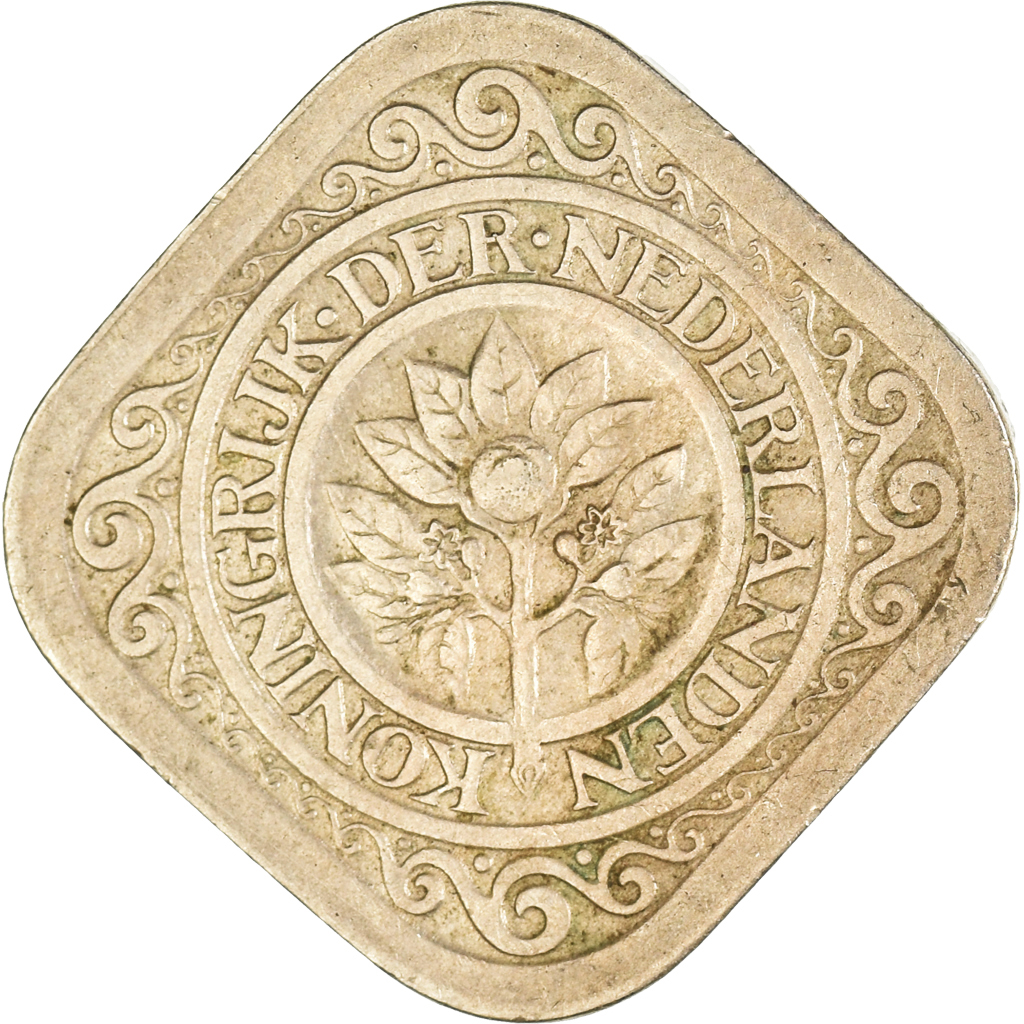 Coin, Netherlands, 5 Cents, 1914