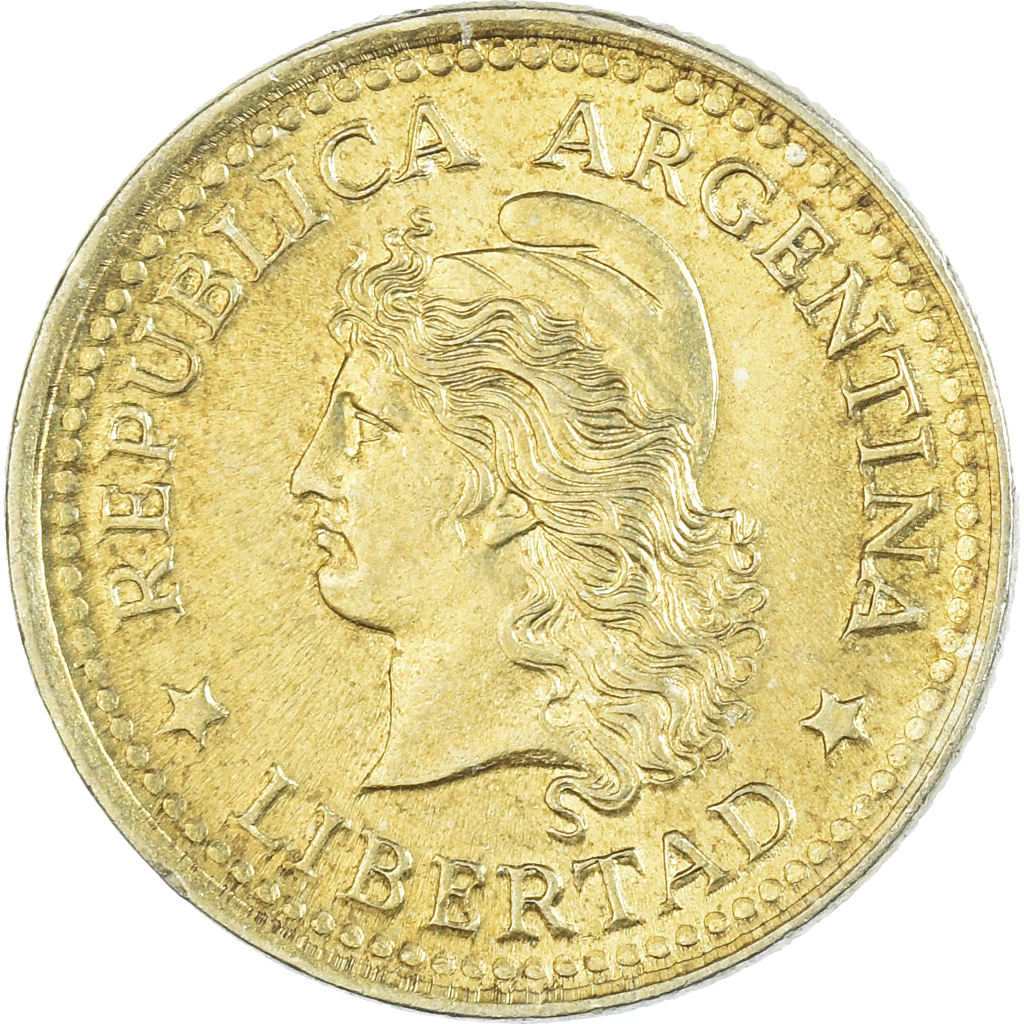Coin, Argentina, 10 Centavos, 1974