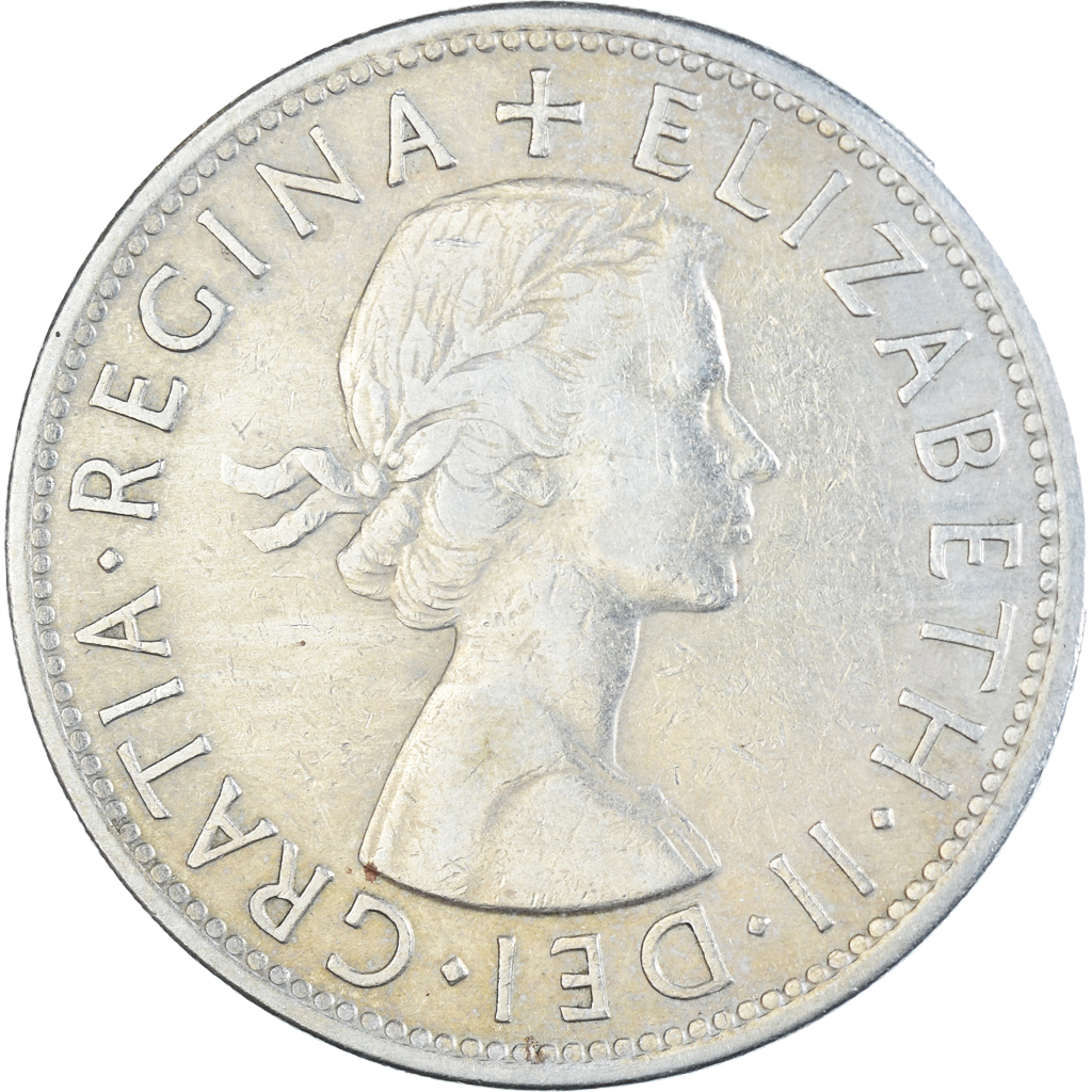 Coin, Great Britain, 1/2 Crown, 1954